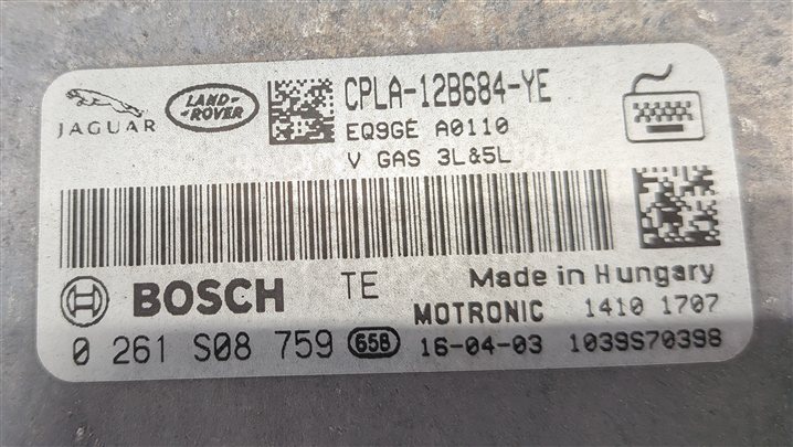 Thumbnail 9: 2013-2016 LR4 RANGE ROVER SPORT (L405 L494) 3.0L 5.0L ENGINE CONTROL MODULE ECM