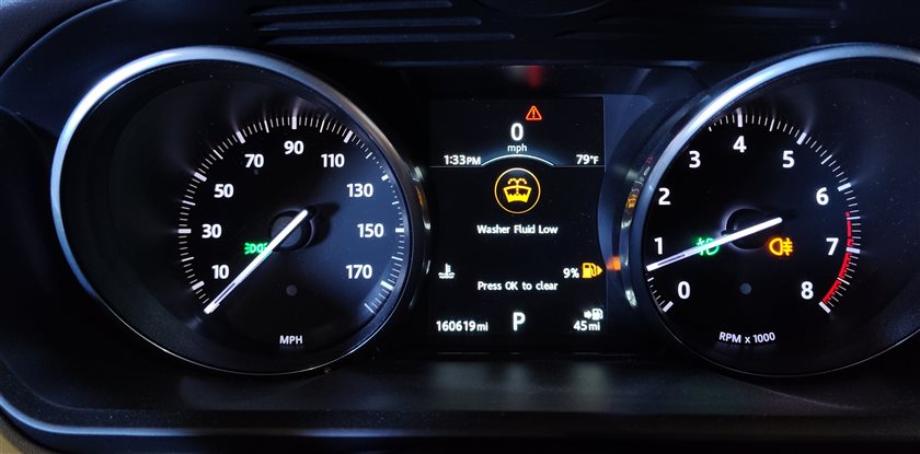Thumbnail 2: 16 RANGE ROVER SPORT (L494) 3.0L SPEEDOMETER INSTRUMENT GAUGE CLUSTER MPH (160k)
