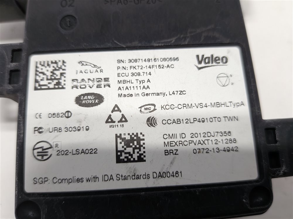 Thumbnail 9: 15-17 RANGE ROVER SPORT EVOQUE (L494 L538) REAR BLIND SPOT RADAR SENSOR MODULE