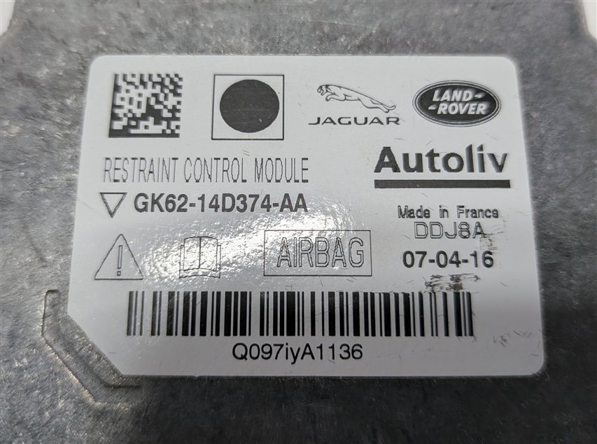 Thumbnail 10: 2016 RANGE ROVER SPORT (L494) SRS BAG CONTROL MODULE