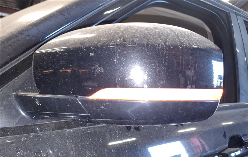 Thumbnail 2: 16-22 ROVER SPORT L494 LEFT PFOLD AUTODIM BLIND SPOT DOOR MIRROR (Black)