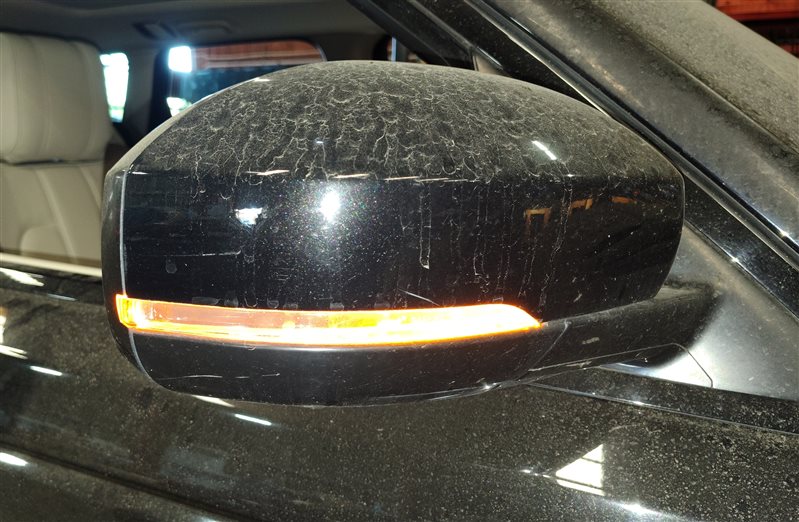 Thumbnail 2: 16-22 ROVER SPORT L494 RIGHT PFOLD AUTODIM BLIND SPOT DOOR MIRROR(Black)