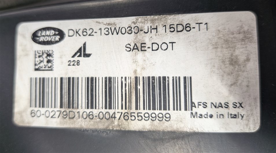 Thumbnail 11: 2014-2017 RANGE ROVER SPORT (L494) LEFT XENON HID ADAPTIVE HEADLIGHT LIGHT LAMP