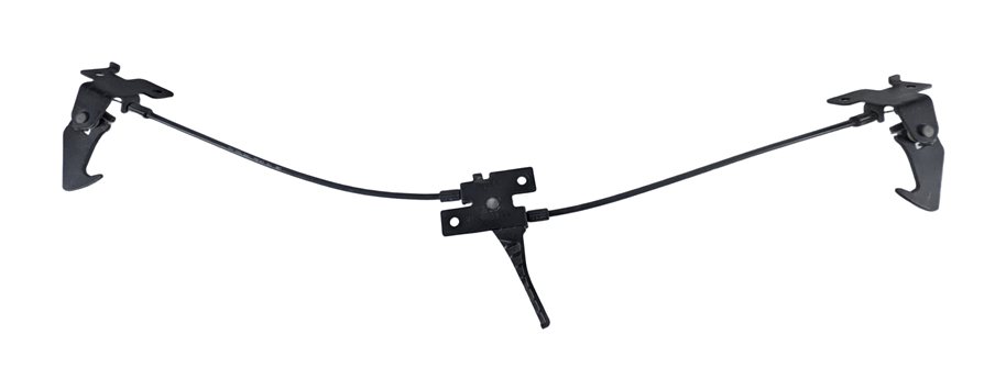 Thumbnail 3: 2016 RANGE ROVER SPORT (L494) FRONT HOOD SAFETY HOOK LATCH RELEASE HANDLE SET/3
