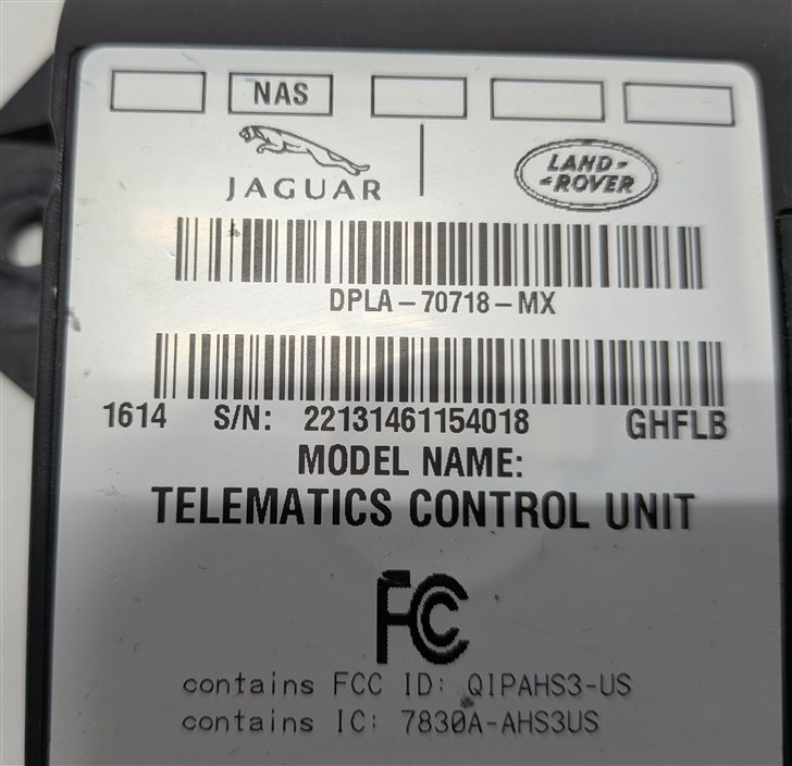Thumbnail 9: 2016 RANGE ROVER SPORT (L494) TELEMATICS CONTROL MODULE TCU COMPUTER UNIT