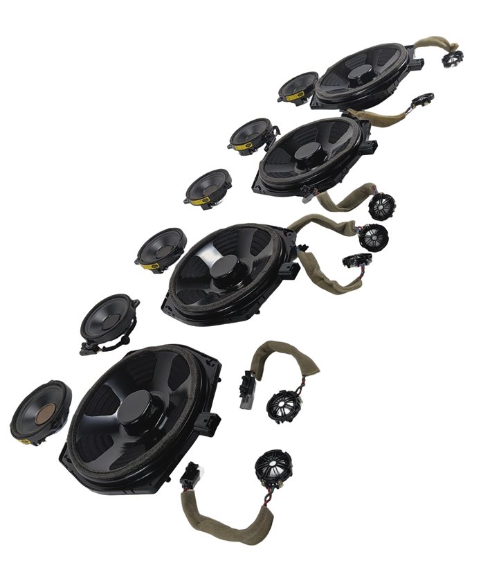2016 RANGE ROVER SPORT (L494) PREMIUM AUDIO SOUND SYSTEM SPEAKER SET/16