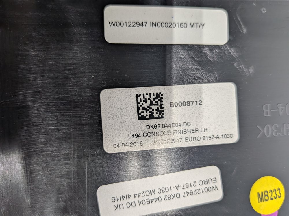 Thumbnail 11: 2016 RANGE ROVER SPORT L494 DASH DOOR CONSOLE TRIM SET/10 (Tech Weave Aluminum)