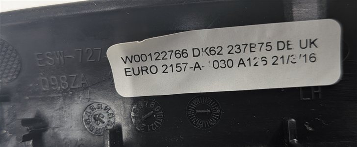 Thumbnail 16: 2016 RANGE ROVER SPORT L494 DASH DOOR CONSOLE TRIM SET/10 (Tech Weave Aluminum)