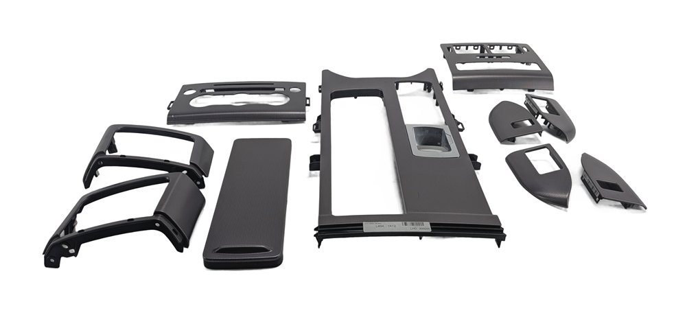 Thumbnail 2: 2016 RANGE ROVER SPORT L494 DASH DOOR CONSOLE TRIM SET/10 (Tech Weave Aluminum)