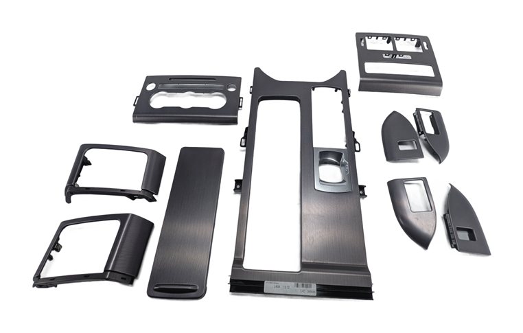 Thumbnail 3: 2016 RANGE ROVER SPORT L494 DASH DOOR CONSOLE TRIM SET/10 (Tech Weave Aluminum)