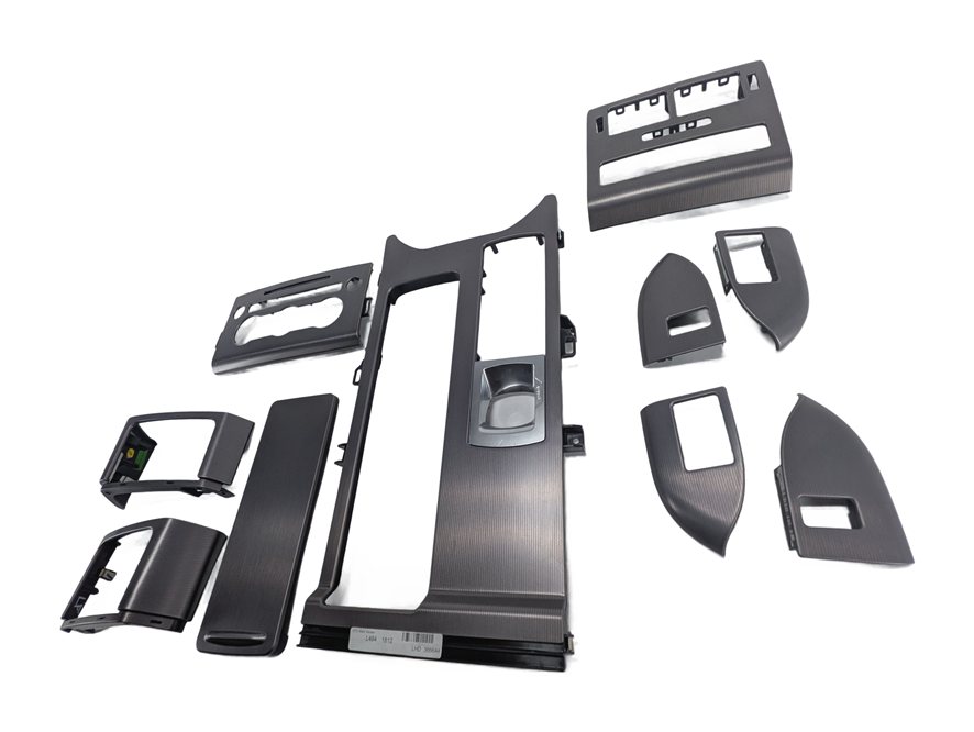 Thumbnail 5: 2016 RANGE ROVER SPORT L494 DASH DOOR CONSOLE TRIM SET/10 (Tech Weave Aluminum)