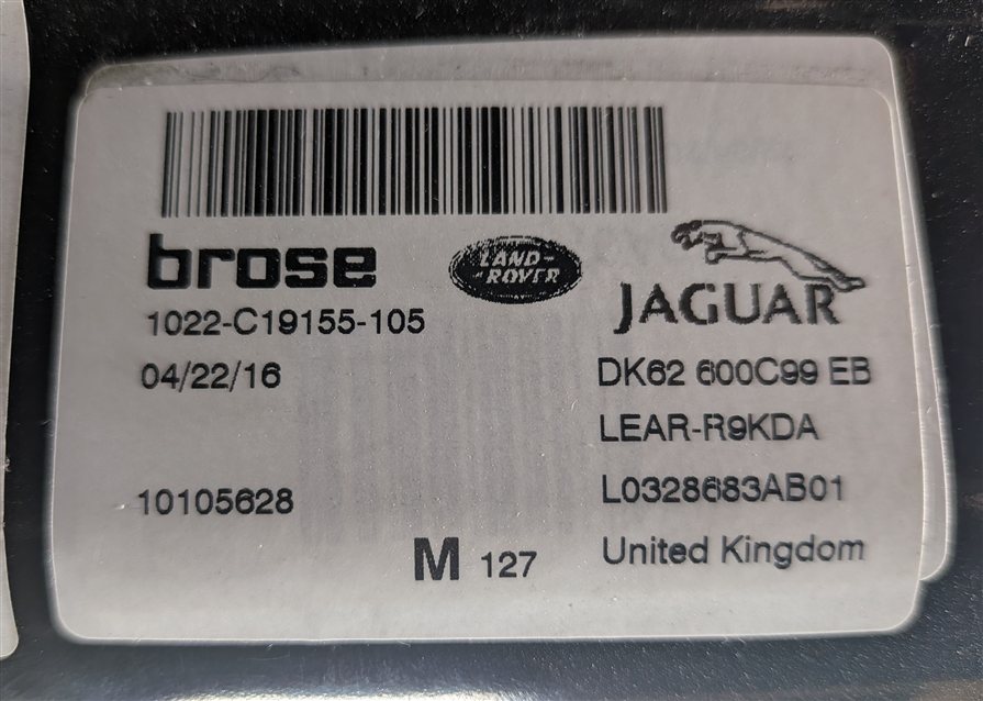 Thumbnail 11: 14-20 RANGE ROVER SPORT (L494) FRONT LEFT DRIVER SEAT TRACK w/ MOTORS (16 WAY)