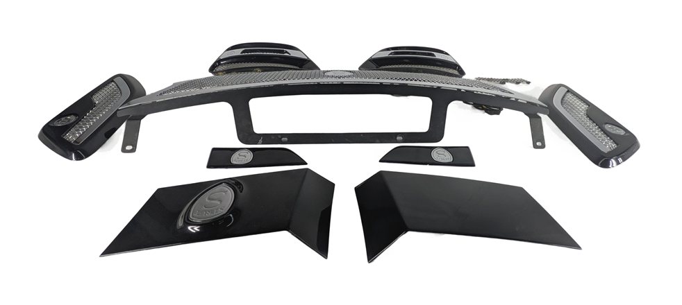 Thumbnail 7: 2016 RANGE ROVER SPORT (L494) FRONT GRILLE FENDER VENT KIT AFTERMARKET (Black)