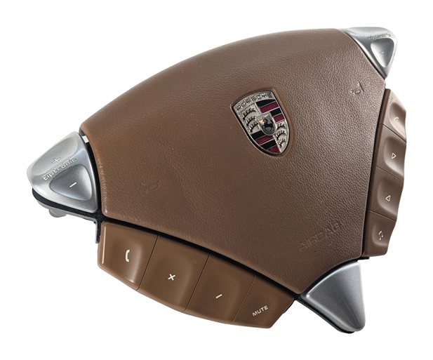 2006-2010 PORSCHE CAYENNE (955 957) DRIVER STEERING WHEEL AIRBAG AIR BAG [BROWN]