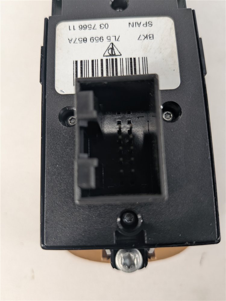 Thumbnail 8: 03-10 PORSCHE CAYENNE 955 957 LEFT FRONT DRIVER DOOR WINDOW SWITCH (BEIGE)