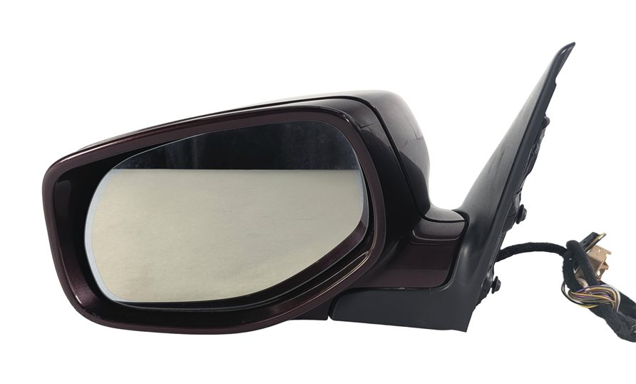 Thumbnail 2: 2008-2010 PORSCHE CAYENNE (957) LEFT P-FOLD HEATED AUTODIM MEMORY MIRROR (Red)