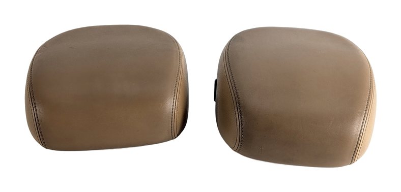 Thumbnail 6: 2005-2010 PORSCHE CAYENNE (955 957) FRONT LEFT & RIGHT SEAT HEADREST SET (Beige)