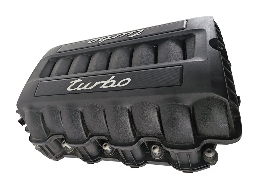 Thumbnail 4: 2008 PORSCHE CAYENNE (957) 4.8L TWIN TURBO ENGINE INTAKE MANIFOLD