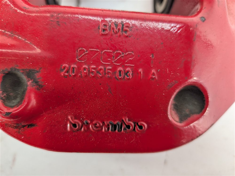 Thumbnail 11: 04-10 PORSCHE CAYENNE 955 957 4.5L 4.8L TURBO BRAKE CALIPER SET/4 (BREMBO) (RED)