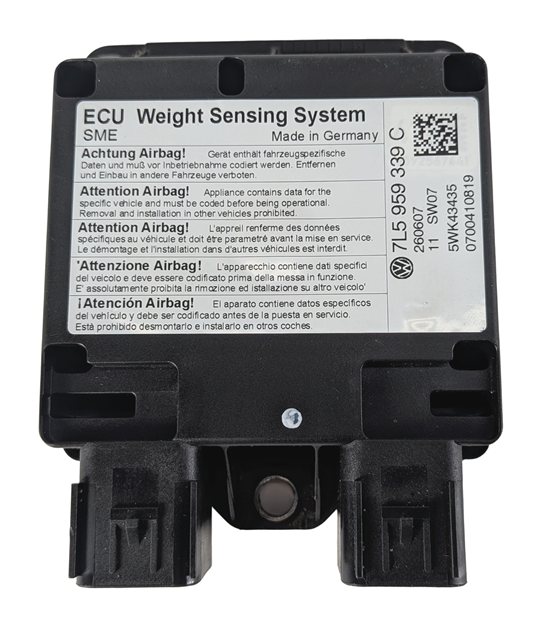Thumbnail 3: 2008 PORSCHE CAYENNE (957) SRS SEAT OCCUPANCY WEIGHT SENSOR MODULE