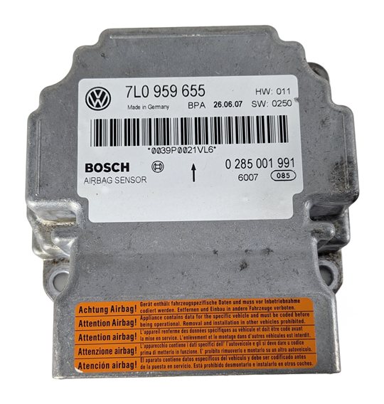 Thumbnail 3: 2008-2010 PORSCHE CAYENNE (957) PRIMARY SRS BAG CONTROL MODULE