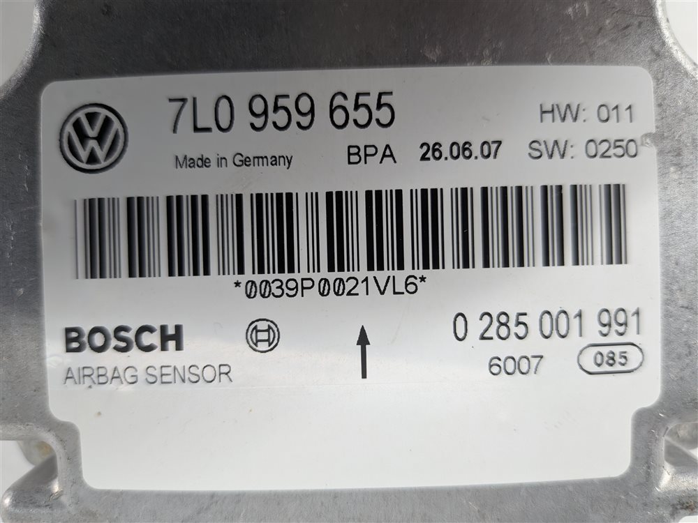 Thumbnail 9: 2008-2010 PORSCHE CAYENNE (957) PRIMARY SRS BAG CONTROL MODULE