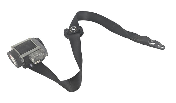 2008-2010 PORSCHE CAYENNE (957) LEFT FRONT DRIVER SEATBELT RETRACTOR (Black)