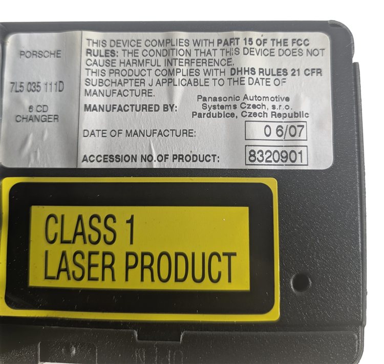 Thumbnail 10: 05-10 PORSCHE 911 BOXSTER CAYENNE 955 957 987 997 RADIO STEREO CD 6 DISC CHANGER