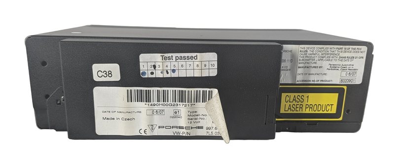 Thumbnail 6: 05-10 PORSCHE 911 BOXSTER CAYENNE 955 957 987 997 RADIO STEREO CD 6 DISC CHANGER