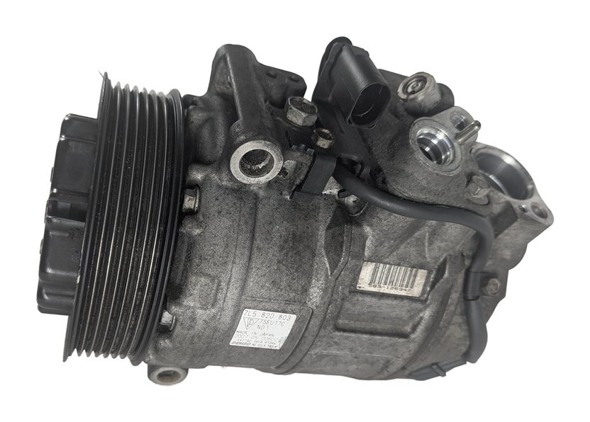 Thumbnail 4: 2008-2010 PORSCHE CAYENNE (957) 4.8L ENGINE AIR CONDITIONING A/C COMPRESSOR PUMP