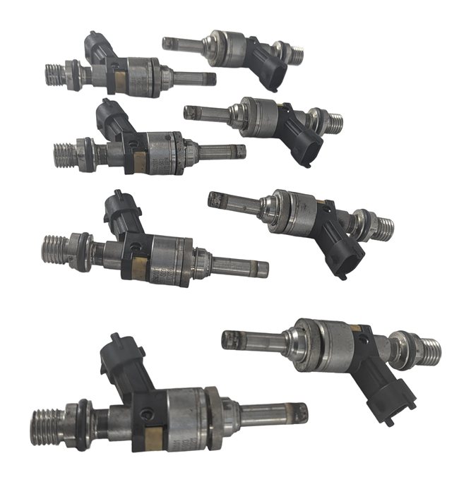 Thumbnail 4: 2008 PORSCHE CAYENNE (957) 4.8L TWIN TURBO ENGINE FUEL INJECTOR SET-8