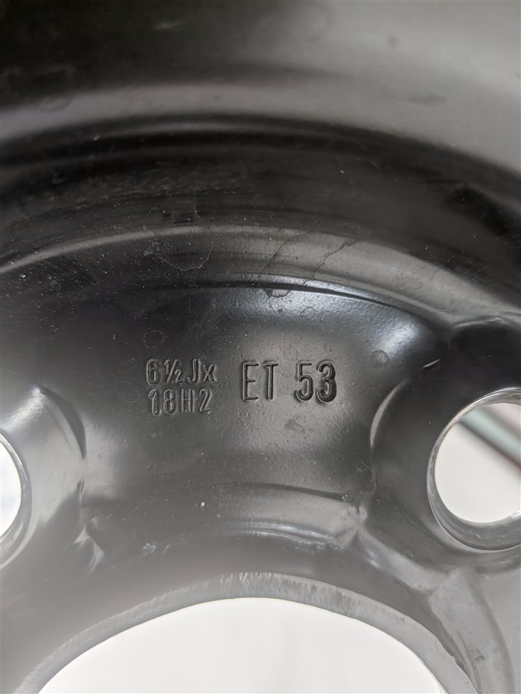 Thumbnail 10: 03-12 PORSCHE CAYENNE 955 957 958 18x6.5 TELEDIAL STEEL SPARE TIRE WHEEL RIM