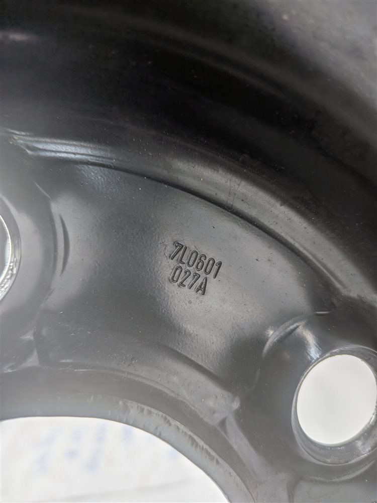 Thumbnail 11: 03-12 PORSCHE CAYENNE 955 957 958 18x6.5 TELEDIAL STEEL SPARE TIRE WHEEL RIM