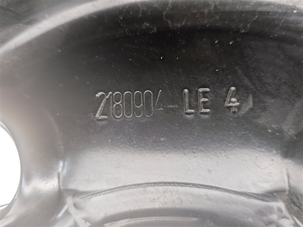 Thumbnail 12: 03-12 PORSCHE CAYENNE 955 957 958 18x6.5 TELEDIAL STEEL SPARE TIRE WHEEL RIM