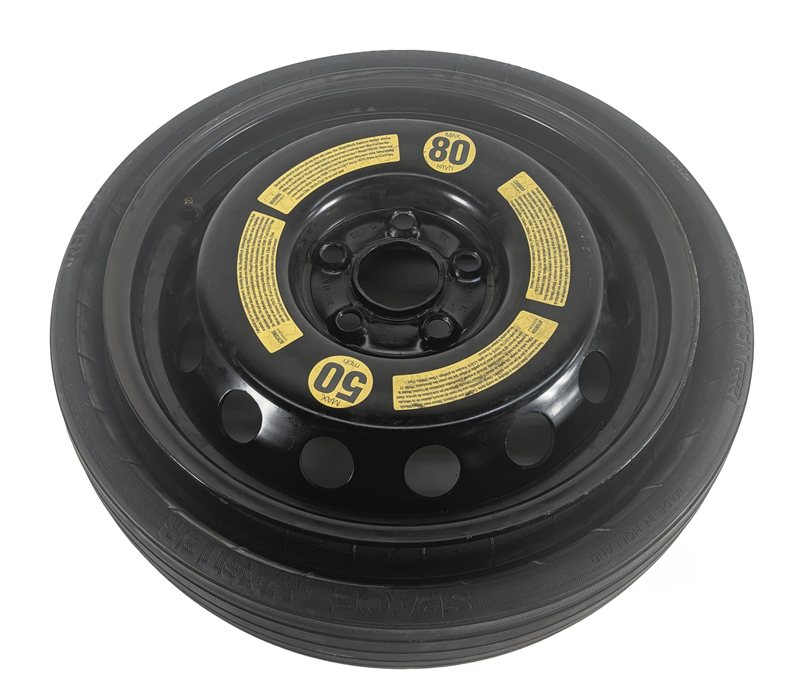 Thumbnail 3: 03-12 PORSCHE CAYENNE 955 957 958 18x6.5 TELEDIAL STEEL SPARE TIRE WHEEL RIM