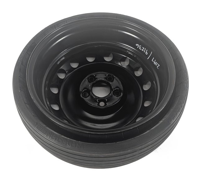 Thumbnail 8: 03-12 PORSCHE CAYENNE 955 957 958 18x6.5 TELEDIAL STEEL SPARE TIRE WHEEL RIM