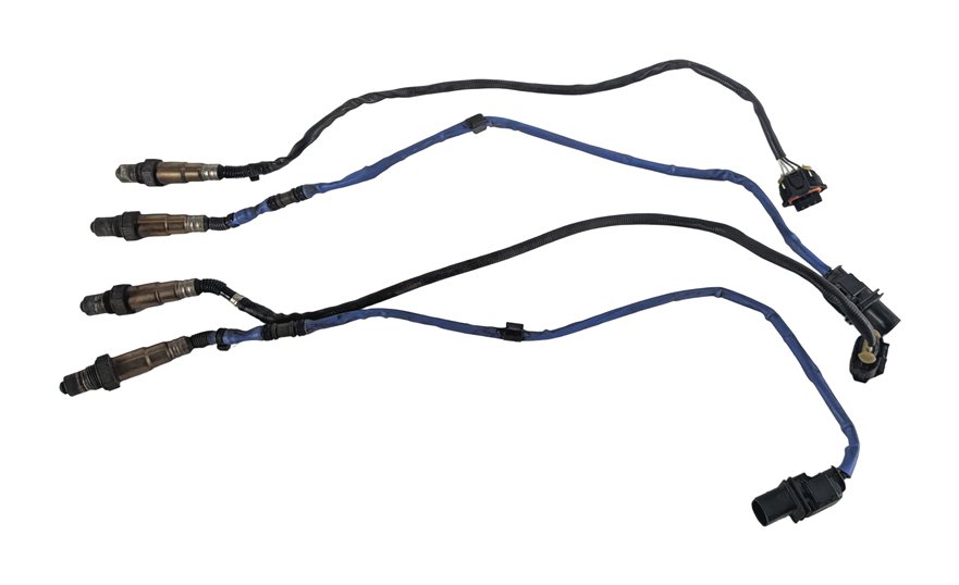 Thumbnail 3: 2008 PORSCHE CAYENNE 957 4.8L TURBO M48.51 ENGINE OXYGEN O2 LAMBDA SENSOR SET/4