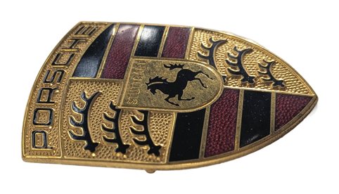Thumbnail 5: 2008 PORSCHE CAYENNE (957) FRONT HOOD LID LOGO CREST EMBLEM BADGE NAME PLATE