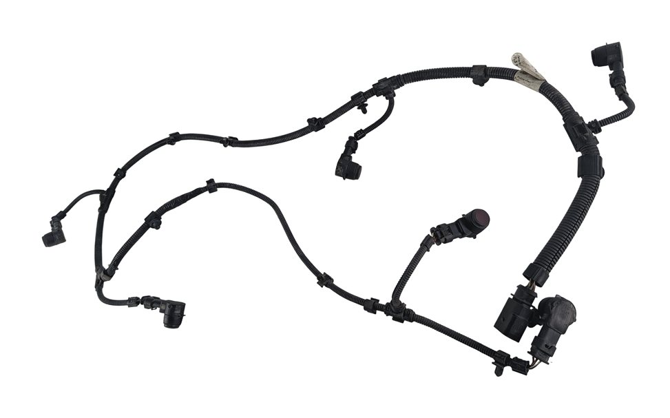 Thumbnail 4: 2008 PORSCHE CAYENNE (957) REAR PARK ASSIST PDC SENSORS SET w/ HARNESS (Red)