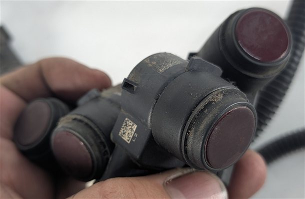 Thumbnail 8: 2008 PORSCHE CAYENNE (957) REAR PARK ASSIST PDC SENSORS SET w/ HARNESS (Red)