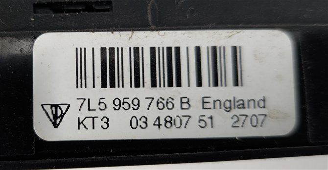 Thumbnail 9: 2008 PORSCHE CAYENNE 957 FRONT RIGHT PASSENGER POWER SEAT ADJUST SWITCH w/MEMORY