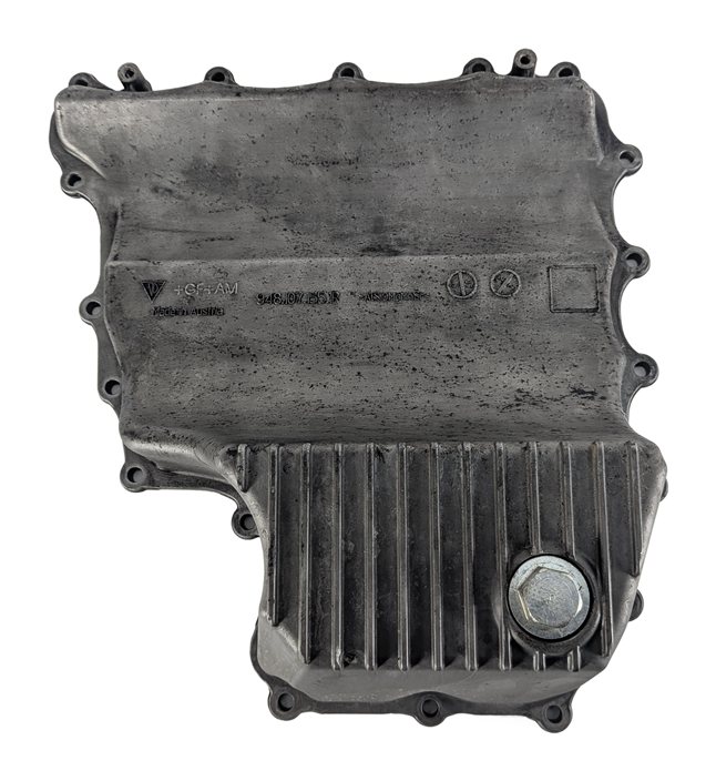 Thumbnail 3: 08-10 PORSCHE CAYENNE (957) 4.8L TWIN TURBO ENGINE LOWER MOTOR OIL FLUID PAN