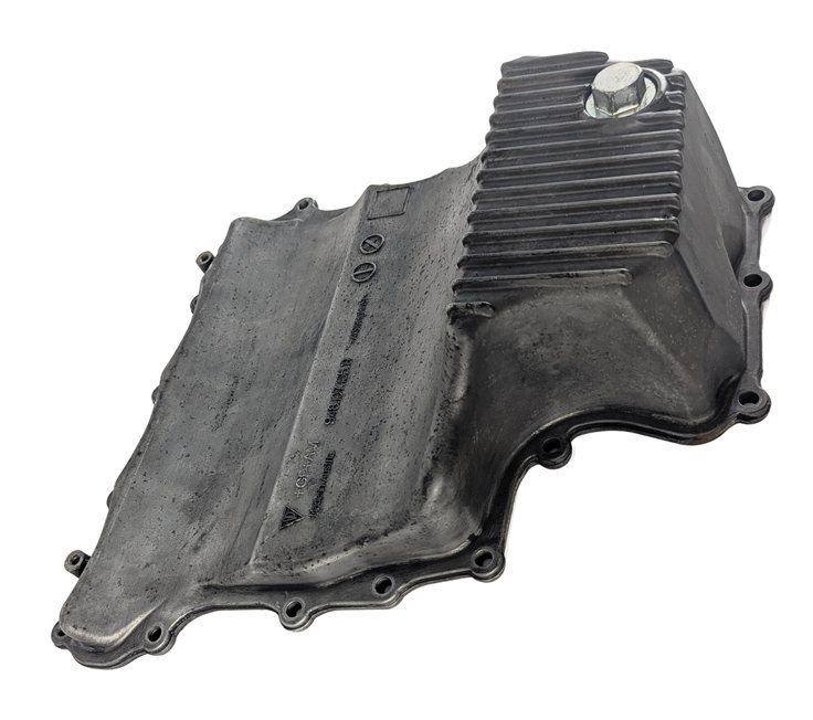 Thumbnail 5: 08-10 PORSCHE CAYENNE (957) 4.8L TWIN TURBO ENGINE LOWER MOTOR OIL FLUID PAN