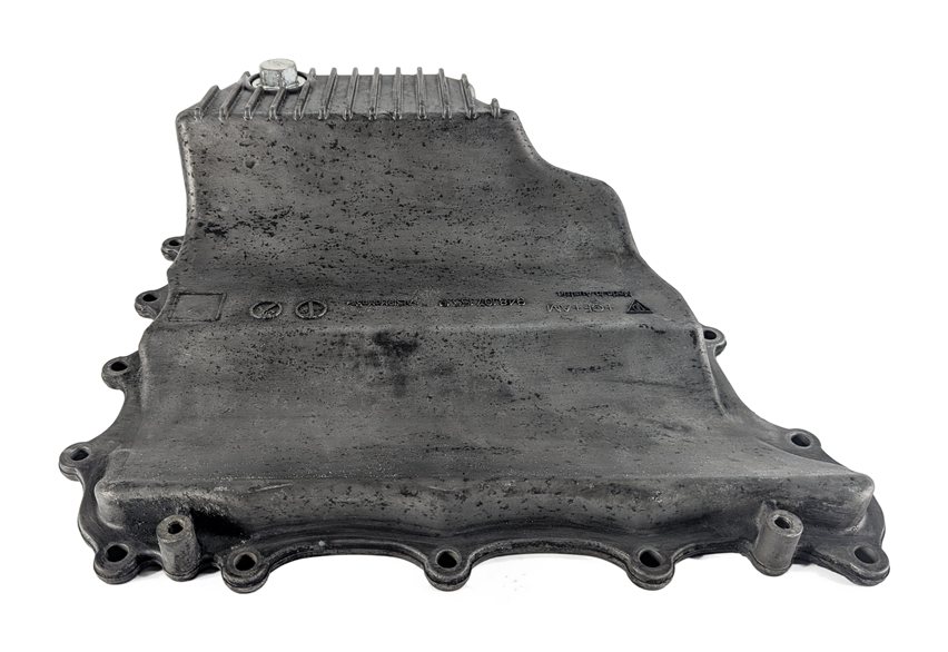 Thumbnail 6: 08-10 PORSCHE CAYENNE (957) 4.8L TWIN TURBO ENGINE LOWER MOTOR OIL FLUID PAN