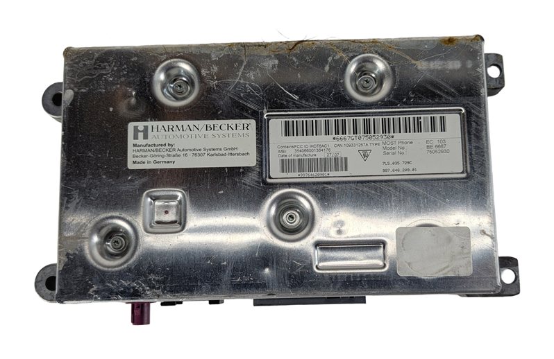Thumbnail 3: 2008 PORSCHE CAYENNE (957) TELEPHONE PHONE CONTROL MODULE COMPUTER