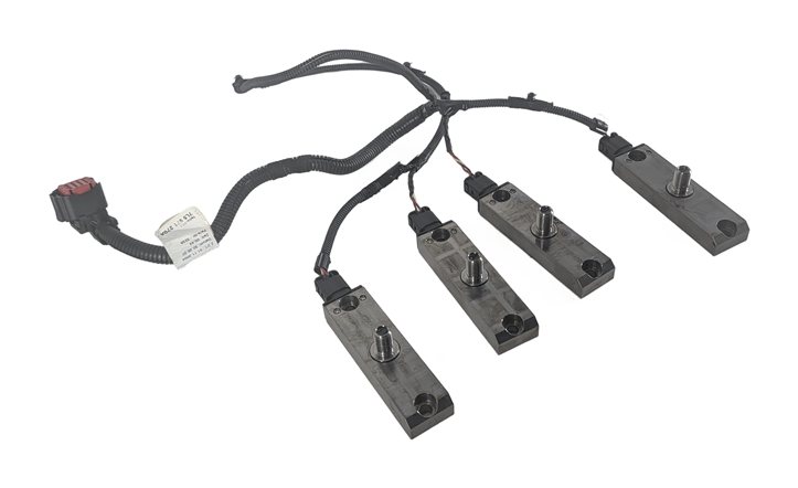 2008 PORSCHE CAYENNE (957) FRONT RIGHT PASSENGER SEAT OCCUPANCY SENSOR SET/4