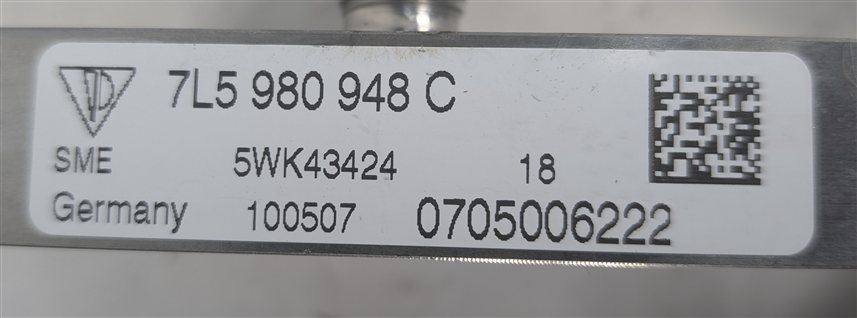 Thumbnail 11: 2008 PORSCHE CAYENNE (957) FRONT RIGHT PASSENGER SEAT OCCUPANCY SENSOR SET/4