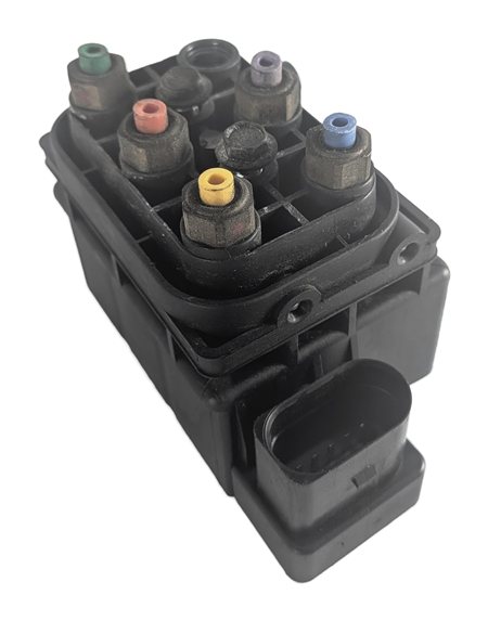 2008 PORSCHE CAYENNE (957) AIR SUSPENSION VALVE BLOCK SOLENOID MANIFOLD