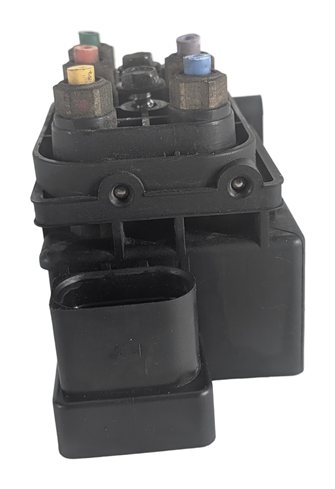 Thumbnail 2: 2008 PORSCHE CAYENNE (957) AIR SUSPENSION VALVE BLOCK SOLENOID MANIFOLD