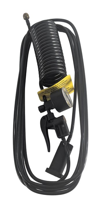 Thumbnail 7: 2008 PORSCHE CAYENNE (957) TIRE INFLATOR HOSE PRESSURE GAUGE w/ STORAGE BAG